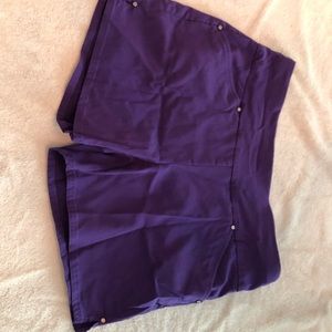 Purple rain shorts!